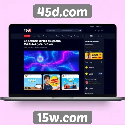 Interface do usuário do 45d.com em comparação com concorrentes